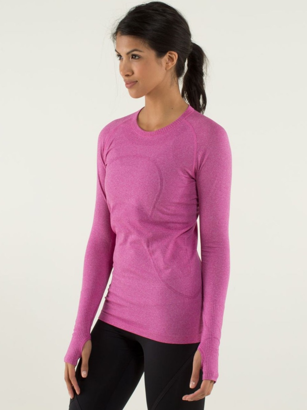 lululemon athletica Swiftly Tech Long Sleeve Top - Magenta Pink